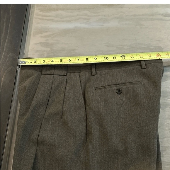 Pal Zileri Suit Men 40R 33Wx28L  Italy VTG 80s Double Breasted Bagged Pant Rare - Picture 13 of 16